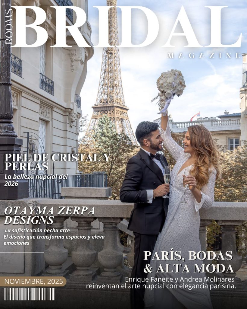 PARÍS, BODAS & ALTA MODA: Enrique Faneite y Andrea Molinares reinventan el arte nupcial con elegancia parisina