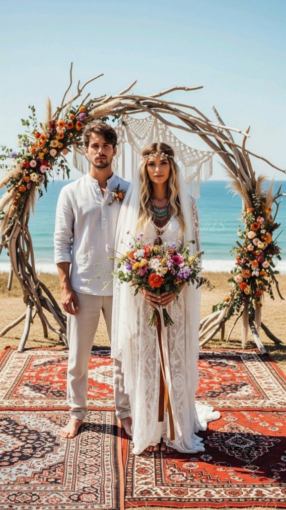 LA BODA BOHO: El espíritu libre del compromiso